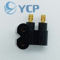 Prise d'insertion IEC C5 C7 C13 C20 C21, insert de prise C7, insert de prise C7 en laiton, borne C7 en laiton, prise C7 en noir/blanc