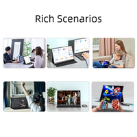 Écran portable tactile 4K de 17,3 pouces, écran LCD IPS 500 nits, 3840 x 2160, 60 Hz, type C, écran professionnel