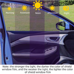 TPU photochromique voiture fenêtre Film Auto rejet UV Auto antidéflagrant <span class=keywords><strong>Anti</strong></span>-<span class=keywords><strong>chaleur</strong></span> noir Auto-adhésif sans bulles verre teinte Film - Product Image 2