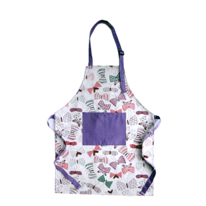 Tabliers de protection de cuisine personnalisés, mignon dessin animé licorne imprimé numérique enfants <span class=keywords><strong>tablier</strong></span> en coton et polyester - Product Image 3
