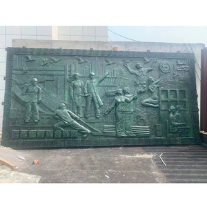 Arte Metal Decoração De Casa Estátuas De Águia De Bronze Escultura De Parede De Alívio De Animais De Bronze - Product Image 5