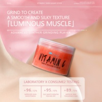 Vitamine C saveur de goyave nettoyage en profondeur gommage corporel exfoliant au sucre de karité biologique avec des enzymes de fruits éclaircissant la peau lissant
