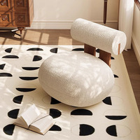 Fauteuil d'appoint moderne de luxe fait main en velours, forme œuf, style artisanal, pour appartement, salon, hôtel, chambre, avec structure en bois