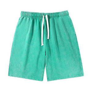 2025 mode Vintage été t-shirt et short costume imprimer à manches courtes lavé été hommes survêtement pour Logo personnalisé accepté - Product Image 6