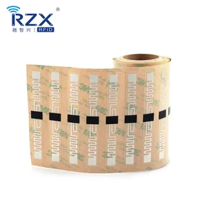 RZX Long Reading tamper proof Impinj MONZA 4QT fragile UHF RFID Vehicle Headlight Windshield label sticker tags