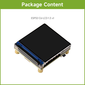 Carte de développement ESP32-C6 avec écran LCD de 1,3 pouce, résolution 240*240 et prise en charge de 262K couleurs pour Wi-Fi 6 et BLE 5 K655 - Product Image 2