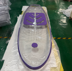 <span class=keywords><strong>Tabla</strong></span> de <span class=keywords><strong>Paddle</strong></span> Surf Transparente para Surfear al Aire Libre, <span class=keywords><strong>Tabla</strong></span> de Stand Up <span class=keywords><strong>Paddle</strong></span> Transparente - Product Image 2