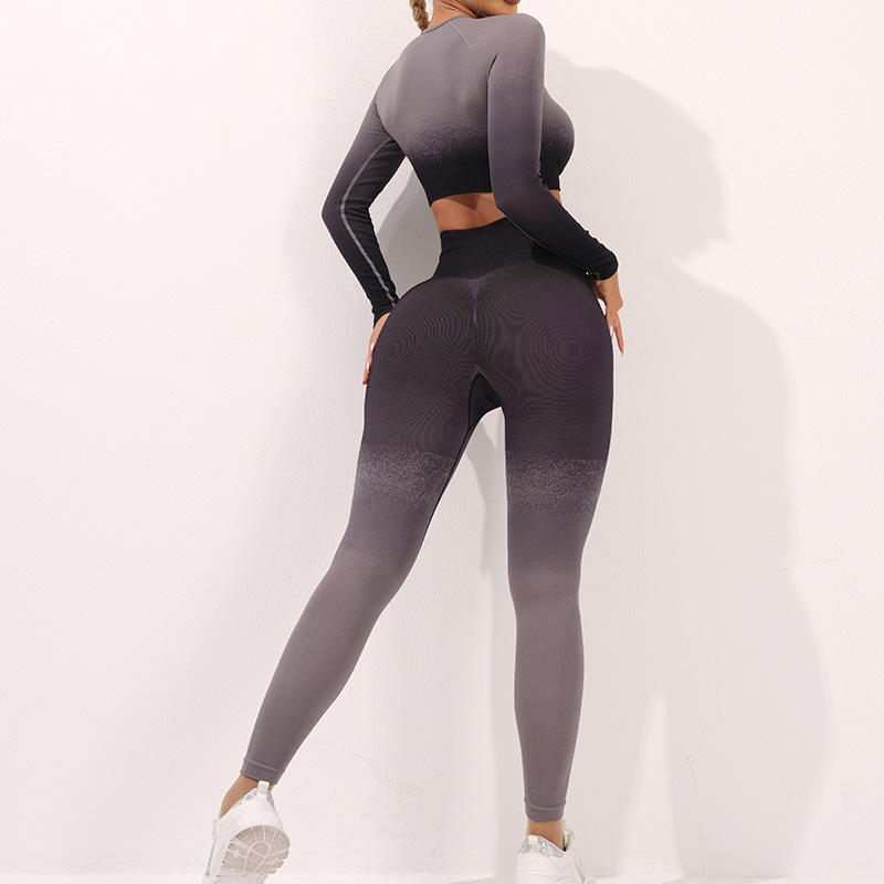 black long legging set