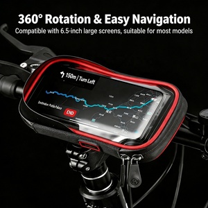 Support de téléphone multifonctionnel pour vélo, en EVA, étanche, rotation à 360°, antichoc, support de navigation – <span class=keywords><strong>Offre</strong></span> Spéciale - Product Image 4