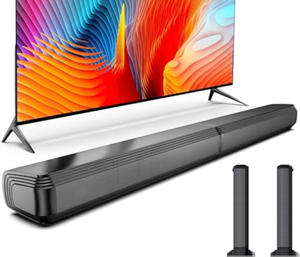 ULTIMEA <span class=keywords><strong>2.2</strong></span> Soundbar TV 2-in-1 yang Dapat Dilepas, 5.3, Speaker TV dengan 3 Mode Equalizer dan Bass yang Dapat Disesuaikan, ARC/optik/AUX - Product Image 1