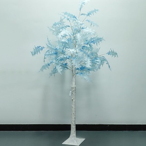 Arbres illuminés bleus artificiels pour la décoration de festival d'intérieur de Noël - Product Image 2