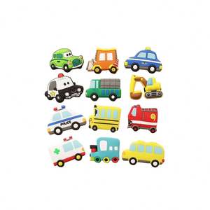 Aimant de réfrigérateur 3D personnalisé en PVC - Design moderne, réutilisable et étanche pour baptême et rentrée scolaire - Product Image 1