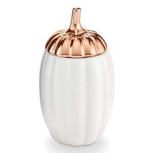 Roynd Hình Dạng 24K Vàng Xử Lý Tùy Chỉnh Sang Trọng Nến Gốm Lọ Chào Đón Tùy Chỉnh Thiết Kế Đồ Đá Container - Product Image 3