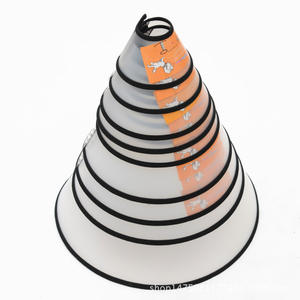 Fabrika özel Anti-Scratch Elizabeth yaka ayarlanabilir plastik Pet kedi kurtarma koni köpeğin postoperatif koruma için - Product Image 2