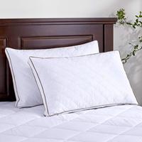 Oreiller en duvet d'hôtel 100% coton, housse de lit à l'épreuve du duvet d'oie naturel, oreillers en plumes pour dormir