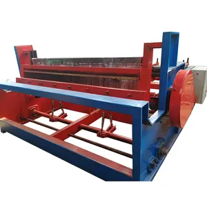 Automatic Copper Crimped Wire Mesh Weaving Making Machine For Stone Crusher