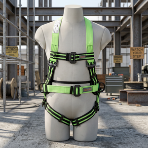 Harnais de sécurité complet robuste réglable pour la protection contre les chutes, ceinture de sécurité industrielle pour le sauvetage et les travaux en hauteur - Product Image 3