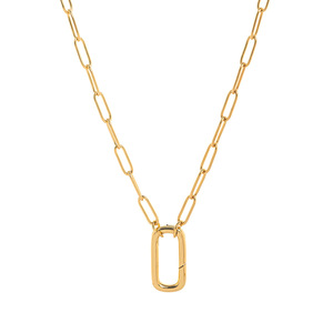 Prezioso cuore <span class=keywords><strong>in</strong></span> mano senza tempo moschettone lucchetto collana crea la tua collana di Base a maglie fai da te - Product Image 2
