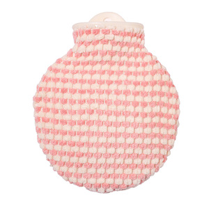 Bolsa de Agua Caliente con Funda de Felpa Gruesa Antiexplosión para Calentar Cintura, Abdomen, Útero y Manos, Varios Tamaños - Product Image 2