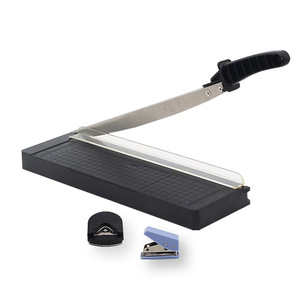 Cortadora de Papel Multifuncional Tres en Uno GL-<span class=keywords><strong>210</strong></span> A4, Redondeadora y Perforadora para Oficina y Hogar - Product Image 1