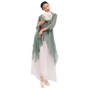 GD23 Body Rhyme Gauze Performance Elégant Style Chinois Costume Moderne Classique Danse Pratique Robe Femme - Product Image 5