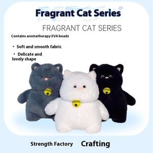 Serie de Gato Creativo Super Suave Simulación Oso Adornos Personalizable ODM Peluche Almohada <span class=keywords><strong>Muñeca</strong></span> de Aromaterapia para Aliviar el Estrés - Product Image 5