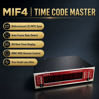 Interface de code temps MIDI MIF4, contrôleur d'éclairage de scène, boîte de synchronisation LTC/MTC, générateur pour spectacles en club, en stock