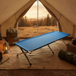 Cama de Camping Metálica, Táctica, Plegable, para Exteriores, Emergencias, Desastres, Campamentos, Cama Plegable - Product Image 4