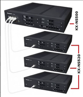 Serveur de communication unifié IP-PBX hybride intelligent KX-NS500, prend en charge jusqu'à 288 extensions, compatible avec les téléphones numériques/analogiques/IP/SIP