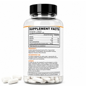 Adult <b>Creatine</b> Capsules for Muscle Growth Endurance & Strength-Accelerate Recovery 90 Capsules or Customizable - Product Image 4