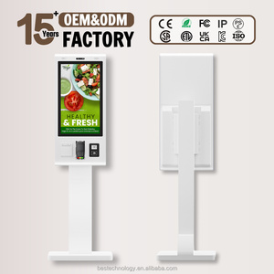 Kiosco de Pedidos Inalámbrico 4G LTE con Android 13 y Soporte POS para Zonas de Comida y Restaurantes de Servicio Rápido - Product Image 1