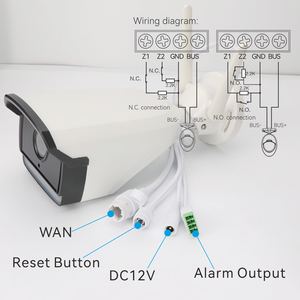 Telecamera di Rete AI Professionale <span class=keywords><strong>HA</strong></span>-8407 |   Sistema di Telecamere di Sicurezza CCTV 4MP con Rilevamento del Movimento e Audio Bidirezionale - Product Image 2