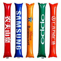 Produit Tendance 2026 Bâtons de cheering gonflables personnalisés en PE écologique ODM pour événements sportifs et rassemblements politiques