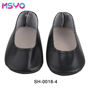 MSYO Venda Quente Sapatos Rasos com Padrão Liso e Múltiplas Opções de Cores para Bonecas Americanas de 18 Polegadas - Product Image 3