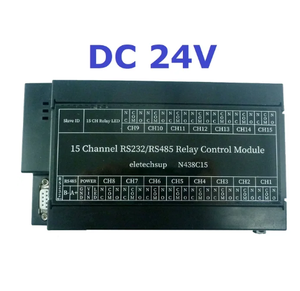 2 In 1 15ch Rs485 Rs232 Modbus Rtu Relay Plc <span class=keywords><strong>Do</strong></span> Pc Uart Seriële Poort Switch Controller Dc 12V 24V - Product Image 2