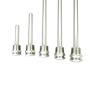 Capteur de température Siemens QAE avec sonde en acier inoxydable 304, profondeur d'insertion non standard, filetage personnalisé, Chine continentale
