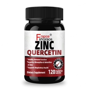 Suplemento de Zinc y Quercetina para Hombres y Mujeres, Apoya la Función Inmunológica Saludable, Cápsulas de Zinc y Quercetina - Product Image 1