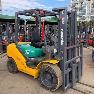 Chariot élévateur diesel d'occasion Zlin Henan 5 tonnes FD30 à mât simple à vendre à Shanghai - Product Image 4