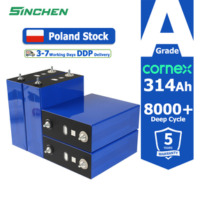 แบตเตอรี่ลิเธียม Lifepo4 ทรงปริซึม 3.2V 314Ah 330Ah จัดส่งฟรีจากคลังสินค้า EU 8000 รอบการใช้งาน สำหรับสำรองพลังงานใหม่ - Product Image 1