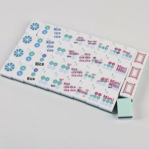Fichas de Mahjong Americano de Plástico, Hechas a Mano, de Cuatro Capas, con Combinación de Colores, para Entretenimiento y Ocio en Casa o de Viaje - Product Image 3
