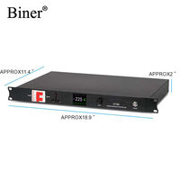 OEM DT88 Séquenceur de puissance professionnel 8 canaux haute puissance, mélangeur 9 voies pour équipement audio de scène DJ