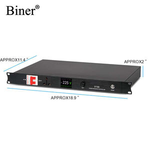 OEM <span class=keywords><strong>DT88</strong></span> เครื่องผสมสัญญาณเสียงแบบมืออาชีพ 8 ช่องสัญญาณ กำลังขับสูง พร้อมระบบควบคุมลำดับการเปิด-ปิด 9 ช่อง สำหรับอุปกรณ์เสียงบนเวทีดีเจ - Product Image 4