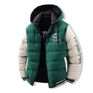 OEM/ODM Manufacturer Customized Spring Hooded Varsity <b>Jacket</b> High Quality Fashion Lightweight Windproof Warm <b>Jacket</b> - Product Image 2