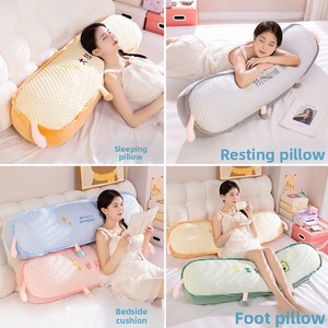 หมอนข้างยาวรูปถั่วน้ำแข็ง A Miao ช่วยบรรเทาอาการปวดหลัง รองรับขา และช่วยให้นอนตะแคงได้ บรรจุใยฝ้าย PP - Product Image 3