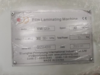 YFMB-920A semi-automatique à la fois pré-collé et sans colle machine à plastifier manuelle de film d'alimentation en papier