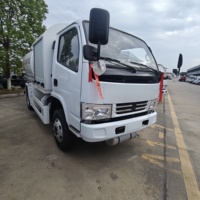 Camion-citerne de ravitaillement aérien Dongfeng 5CBM 4x2 léger avec réservoir de carburant en alliage d'aluminium de 5000L pour équipement de soutien au sol aéroportuaire