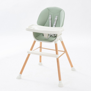 Chaise haute 5 en 1 convertit en escabeau pour enfants à manger siège <span class=keywords><strong>rehausseur</strong></span> chaise haute pour bébé réglable à 5 hauteurs différentes - Product Image 6