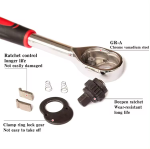 <span class=keywords><strong>12PCS</strong></span> 24 răng ô tô tự động sửa chữa có thể điều chỉnh dụng cụ cầm tay 1/2inch Ratchet Socket Wrench <span class=keywords><strong>Set</strong></span> cho xe Bộ công cụ - Product Image 5