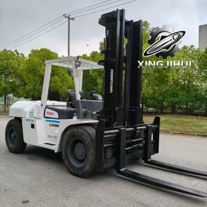 รถยก TCM FD100Z8 10 ตัน รถยกมือสองจากญี่ปุ่น 10 ตัน เครื่องยนต์ Isuzu 6BG1 รถยกใช้แล้ว รถยกใช้น้ำมันเชื้อเพลิง 4000 มม. 10000 กก. - Product Image 6