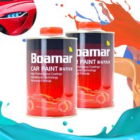 Peinture automobile acrylique 2K de qualité supérieure Boamar, revêtement liquide pour voiture, finition brillante, résistant aux rayures, prêt à pulvériser, ISO/TS 16949
